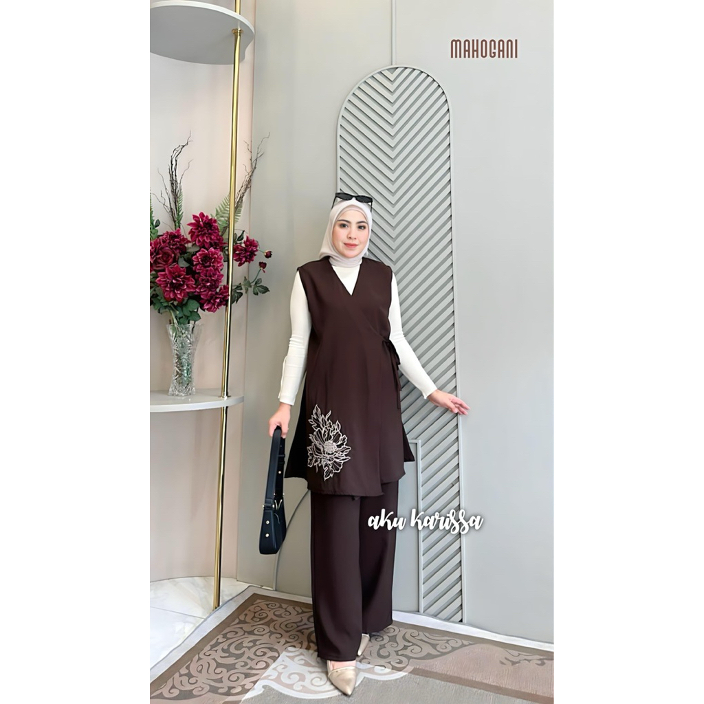 setcel aku karissa - One set aku karissa - Zunaira one set aku karissa - - setelan wanita - Setcel w