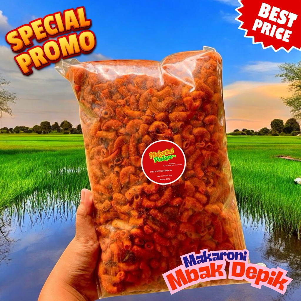 

Makaroni Super Pedas 250gr – Rasa Unik Harga Cantik