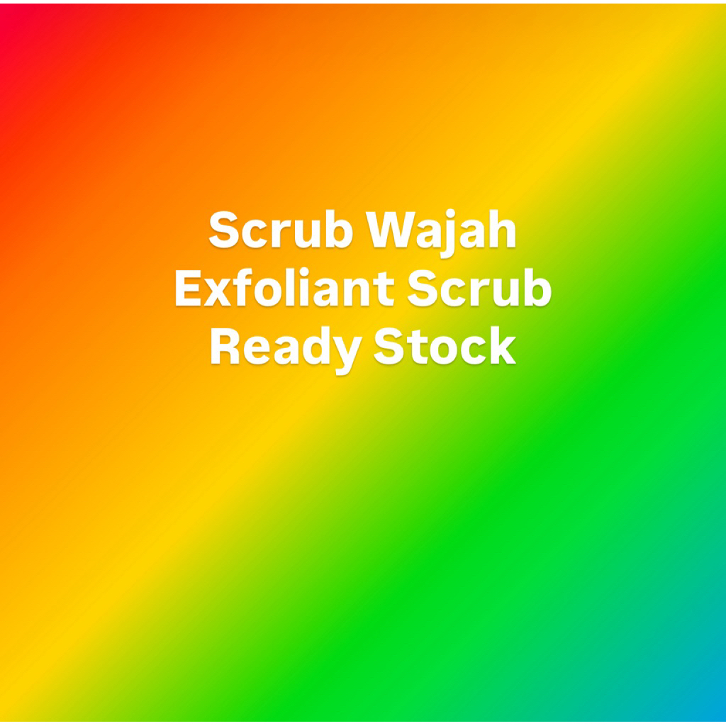 

Scrub Wajah Exfol*** Scrub Pembersih Wajah Exfoliasi