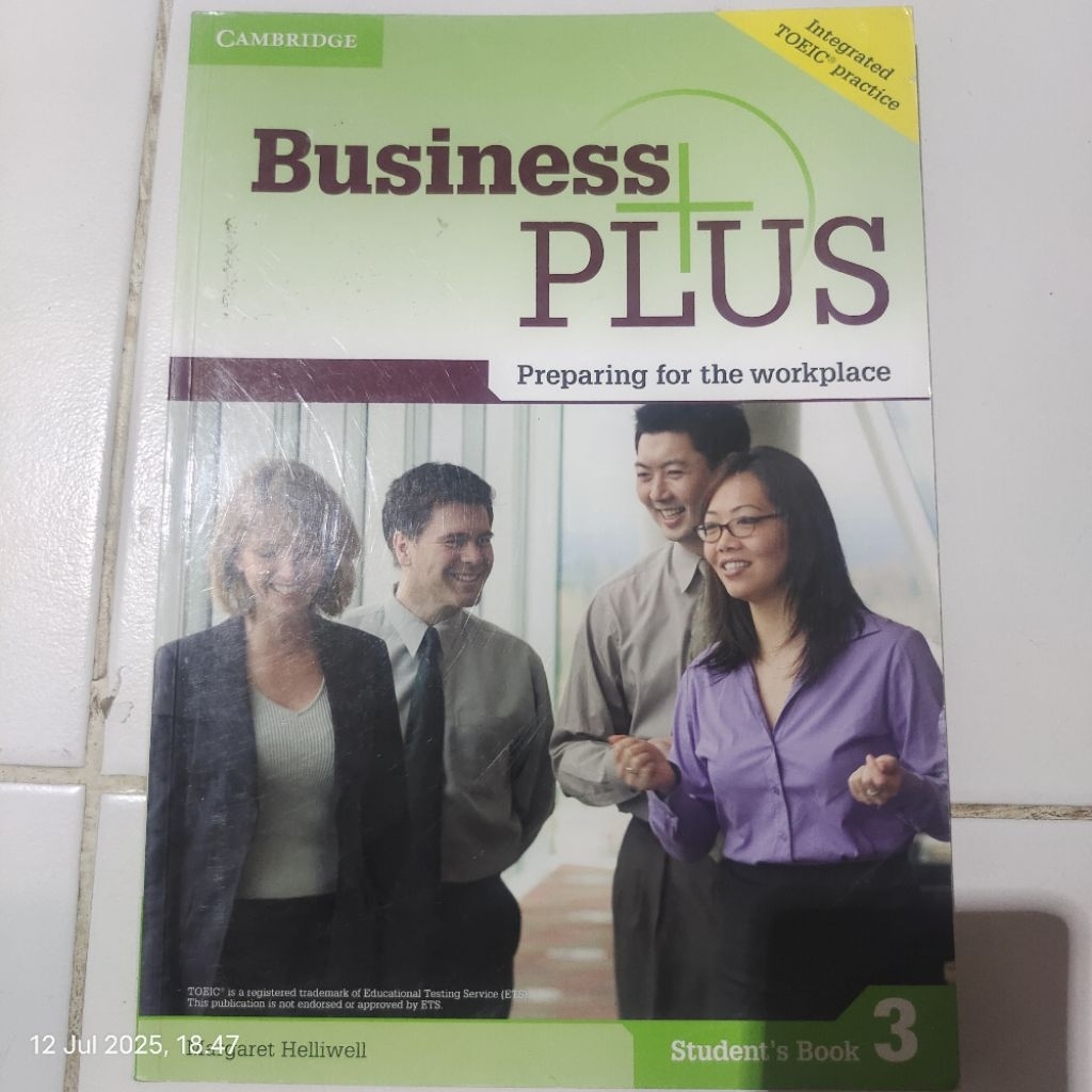 BUKU CAMBRIDGE BUSINESS PLUS STUDENTS BOOK 3 ORIGINAL