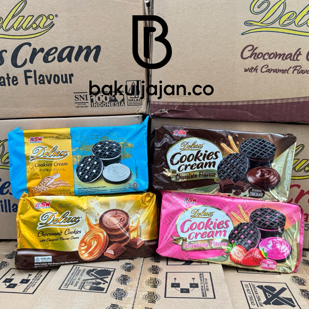 

Hatari Delux Cookies Cream 160 Gr 1 Karton isi 20 Pcs Termurah