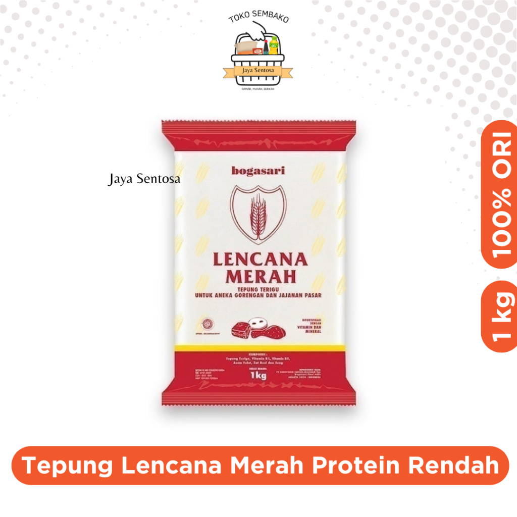 

Tepung Terigu Lencana Merah 1 Kg - Tepung Lencana Merah 1Kg, 1 Pcs