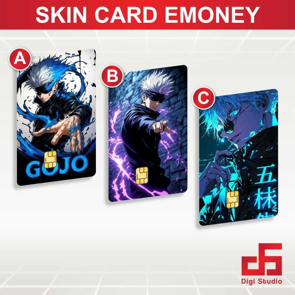 

Digi Studio - Skin Card Gojo - Emoney / Flazz / ATM / Credit Card