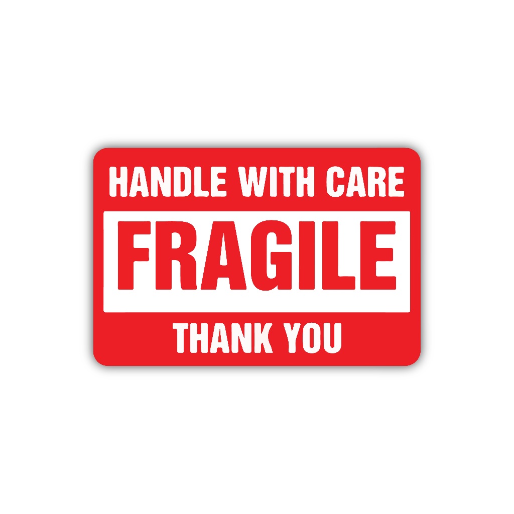 

ZV108 sticker fragile karakter kartun anime aesthetic, stiker vinyl satuan