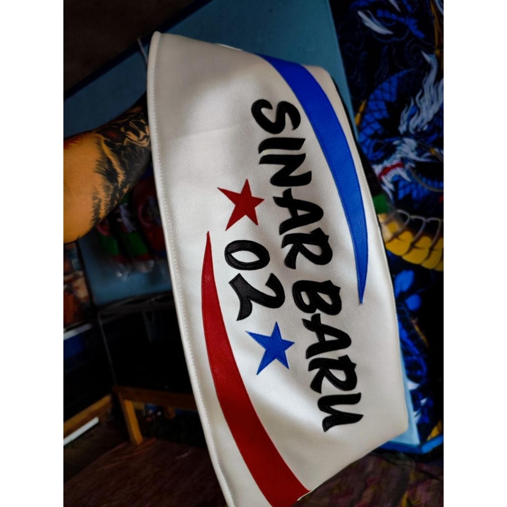 CUSTOM COVER MESIN TEMPEL 40 PK YAMAHA / sarung tempel