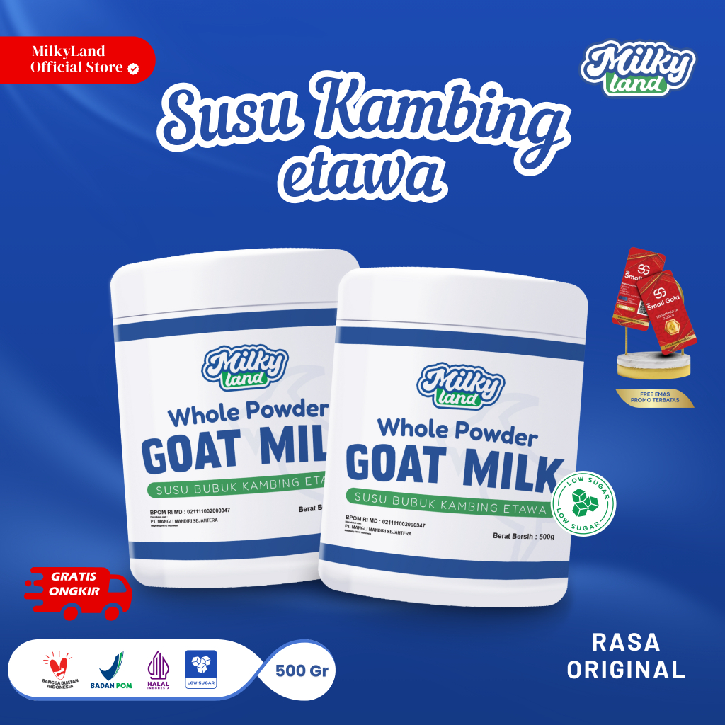

Susu Kambing Etawa Bubuk 500gr Goat Milk BPOM - Milkyland