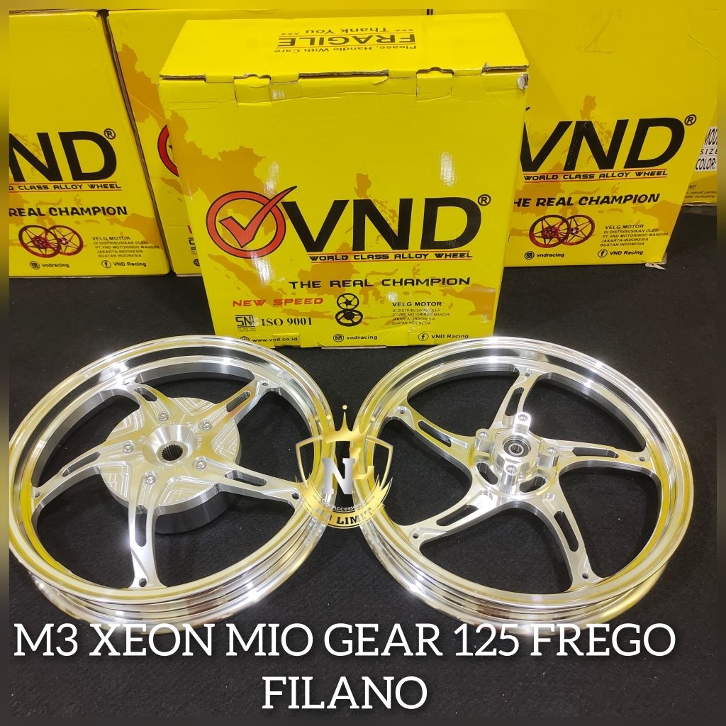 VELG RACING VND NEW SPEED YAMAHA 125 CC MIO GEAR M3 XEON X RIDE FINO 125 GRAND FREEGO
