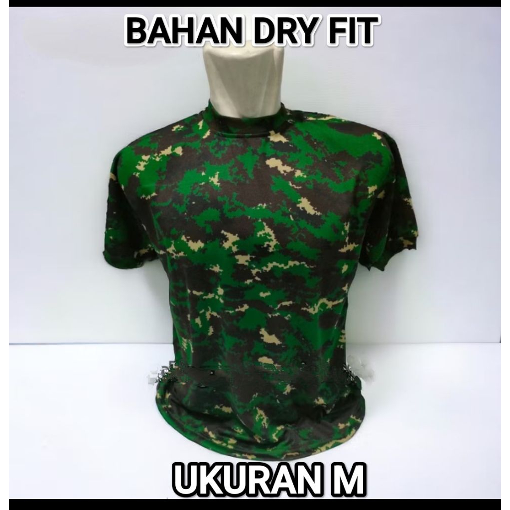 Kaos Dalam Loreng Bahan Jersey Dryfit