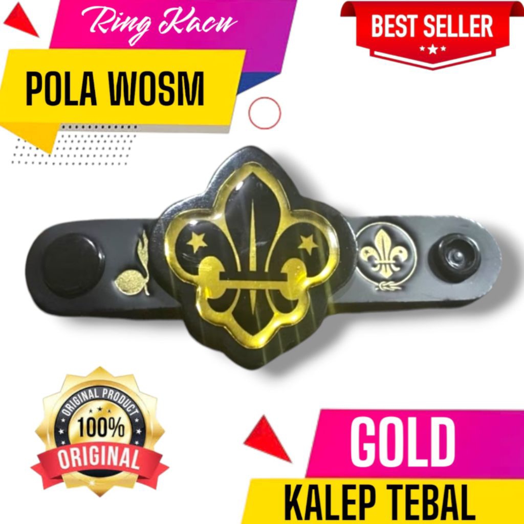 

ring kacu pramuka pola wosem hologram terbaru