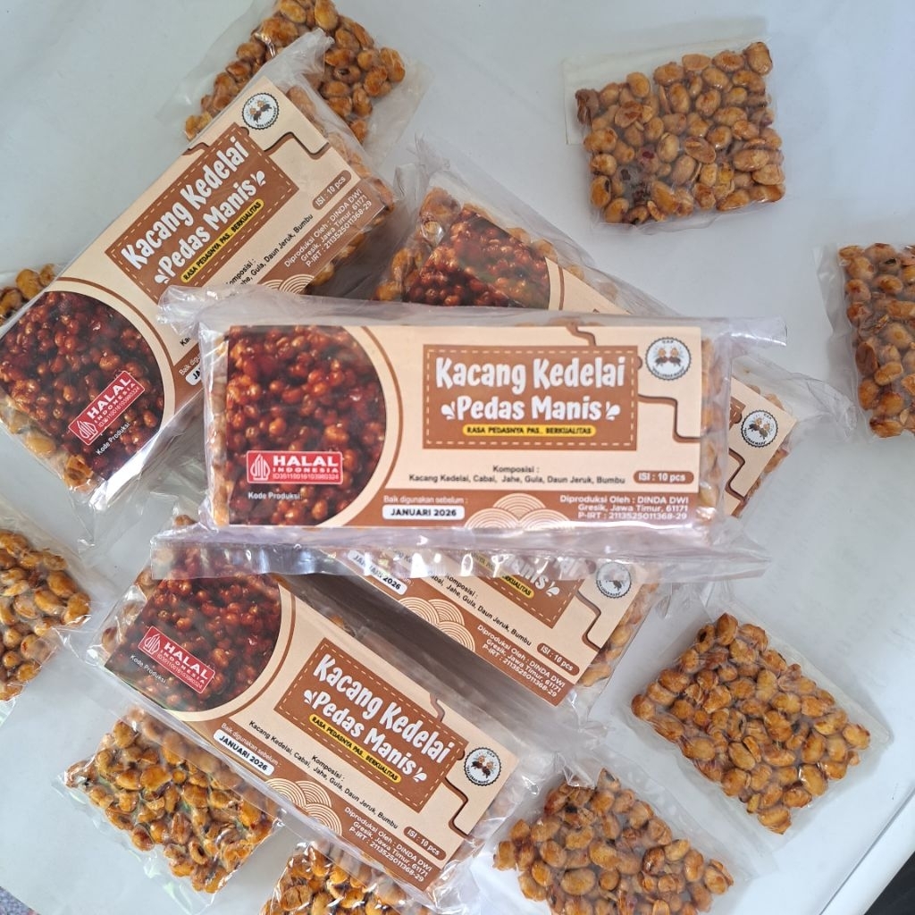 

2 Pack Kedelai Pedas Manis - Camilan Kacang Nikmat
