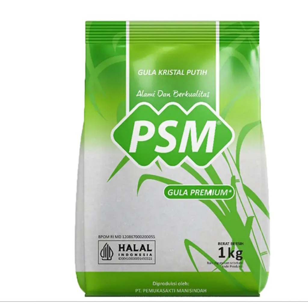 

PSM Gula Pasir Kristal Putih Premium 1 Kg