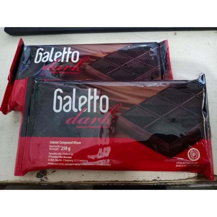 

coklat batang galetto dark 250gr