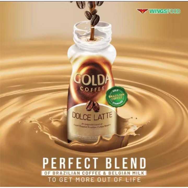 

Golda Coffee 200ml Dus Isi 12 Botol / Kopi Golda Botol 1 Dus