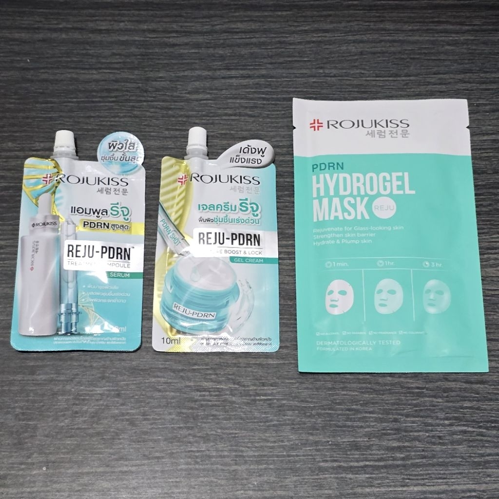 Rojukiss PDRN and Retinol Series Hydrogel Mask Face Serum Gel Cream Original Korea Cosmetics Import 