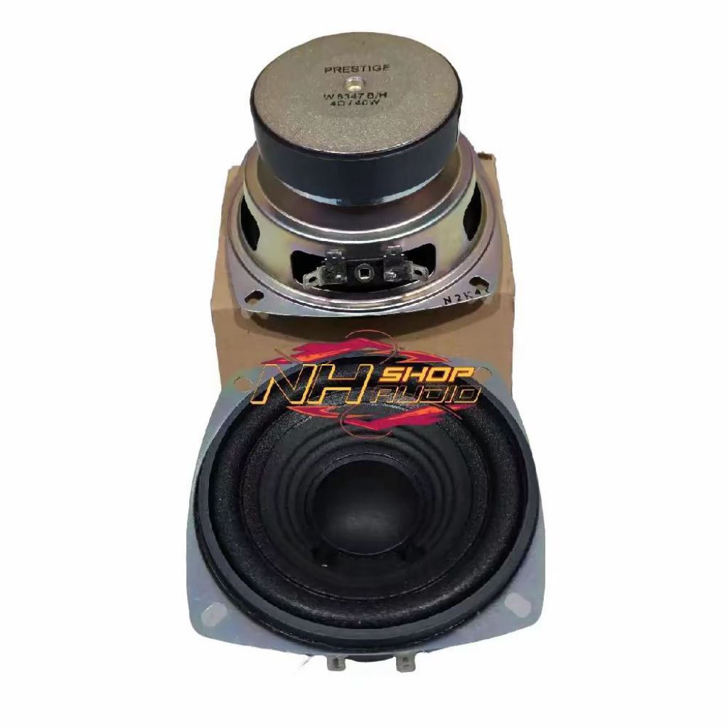 Speaker Prestige 4 inchi ( 1 Pcs ) 40watt 4ohm Coil 25mm Speaker 4in Prestige Speaker komponen 4in S