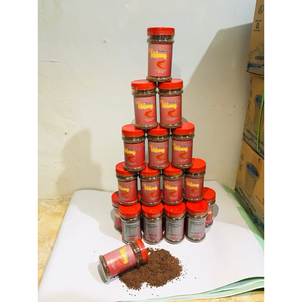 

Terasi matang siap pakai, Terasi matang bubuk,terasi matang udang terasi matang khas lamongan terasi sangrai matang Terasi super