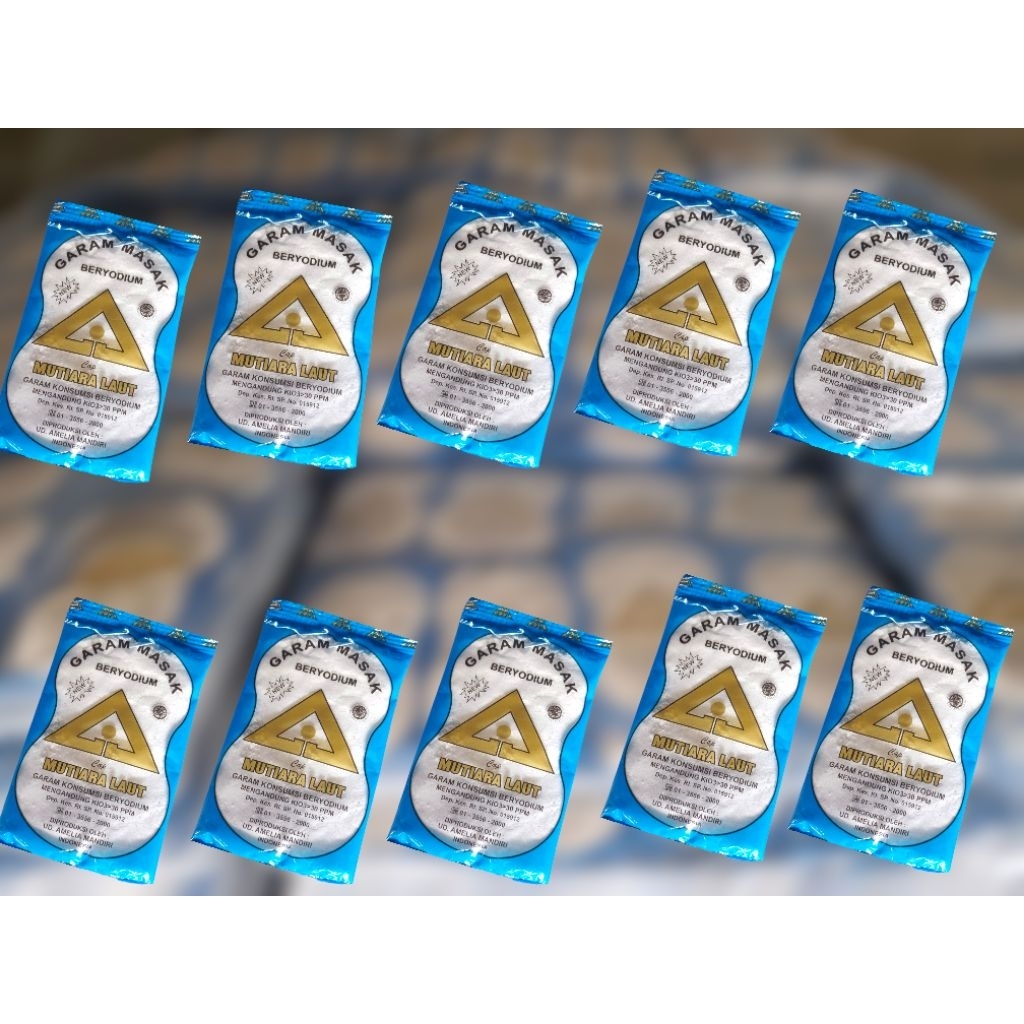 

[ 10 pcs ] garam masak beryodium bumbu dapur 100gr/pcs