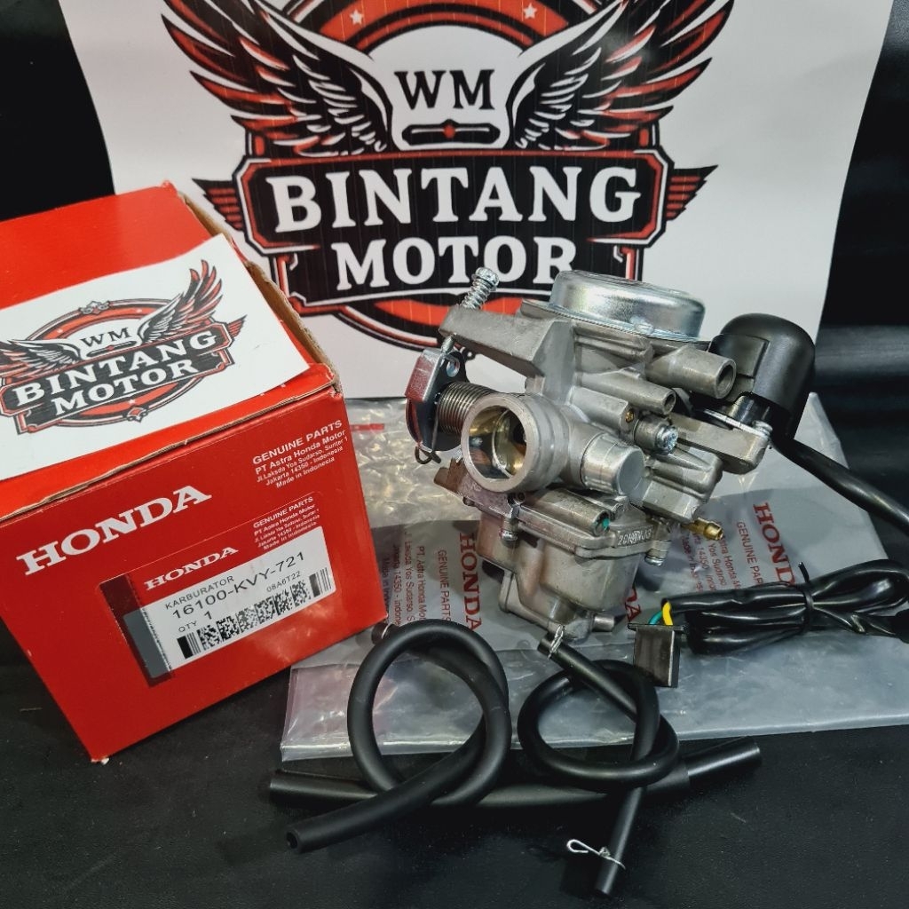 KARBURATOR ASSY BEAT VARIO SCOOPY SPACY 16100-KVY-721