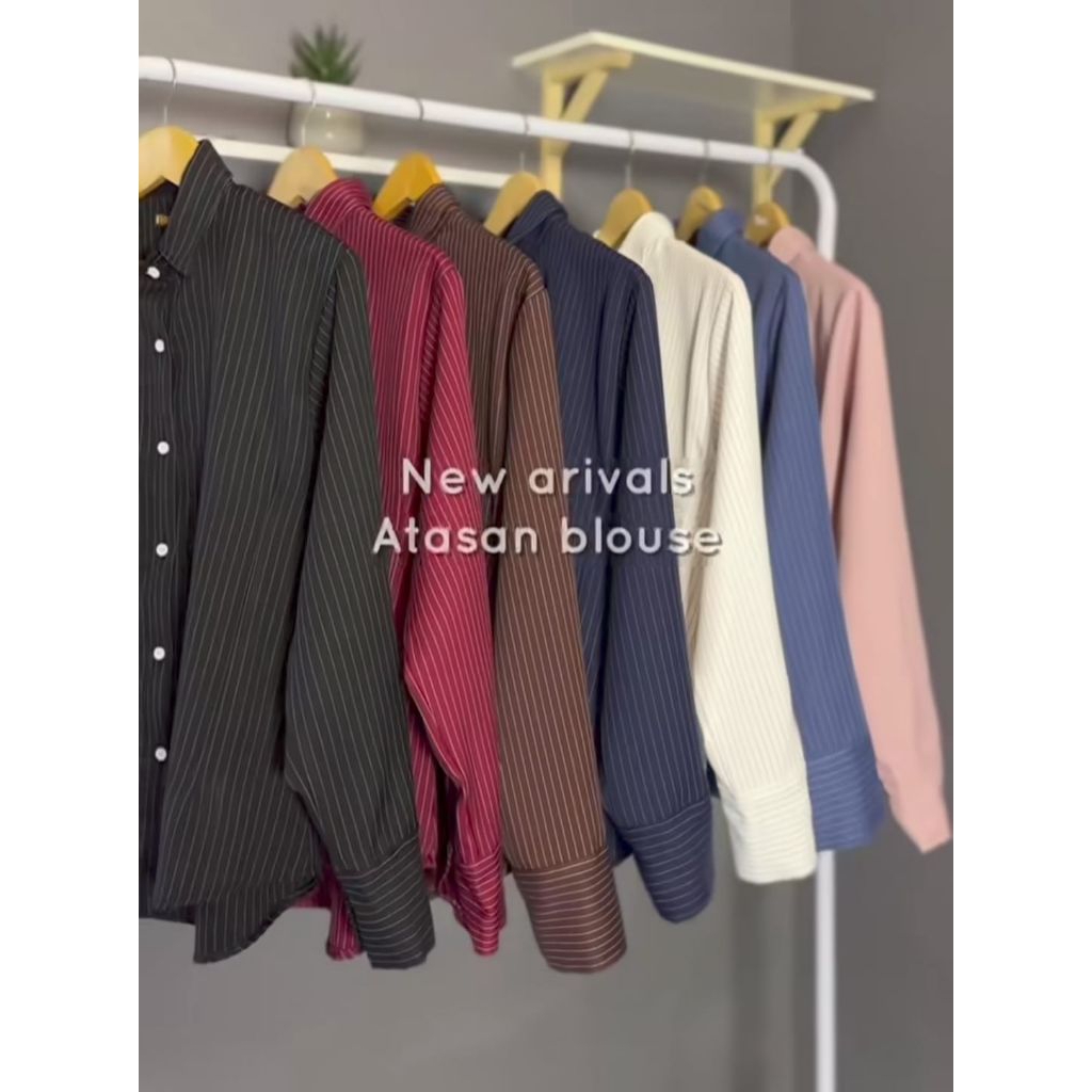 VICTORIA BLOUSE KATUN KEMEJA SALUR PREMIUM[ BISA COD ] KEMEJA PRIA VINTAGE LENGAN PENDEK - Kemeja Ta