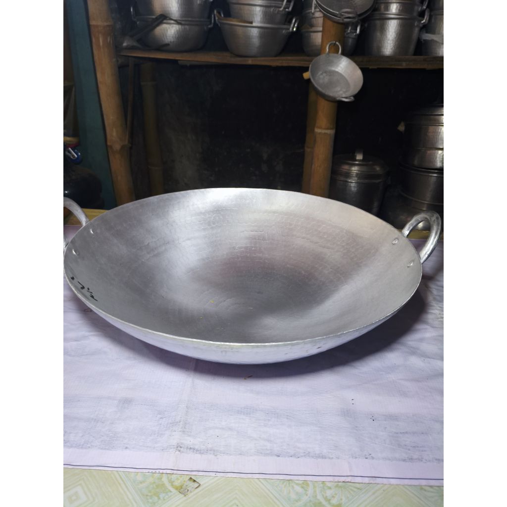 Wajan cekung besar alumunium ukuran 50 cm