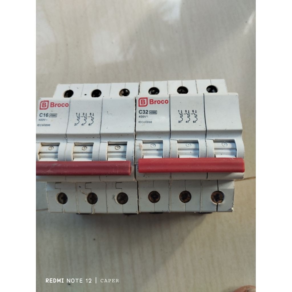 MCB BROCO 3PHASE SECOND NORMAL