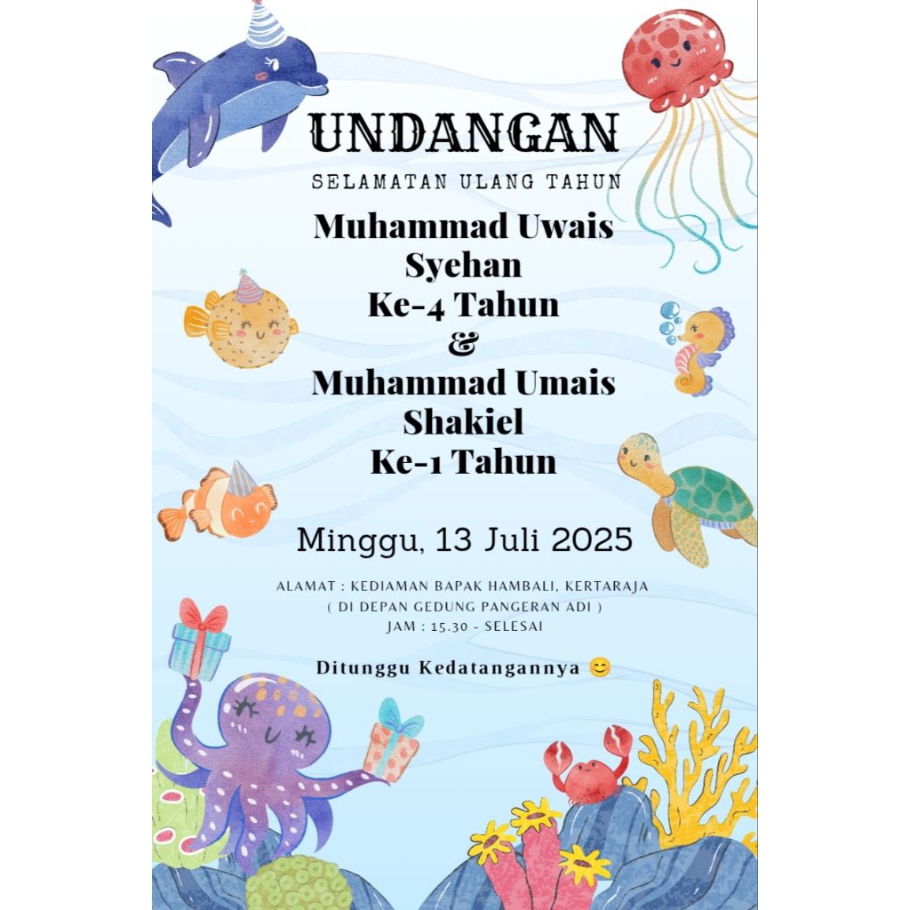 Paket File Undangan + Vidio Undangan