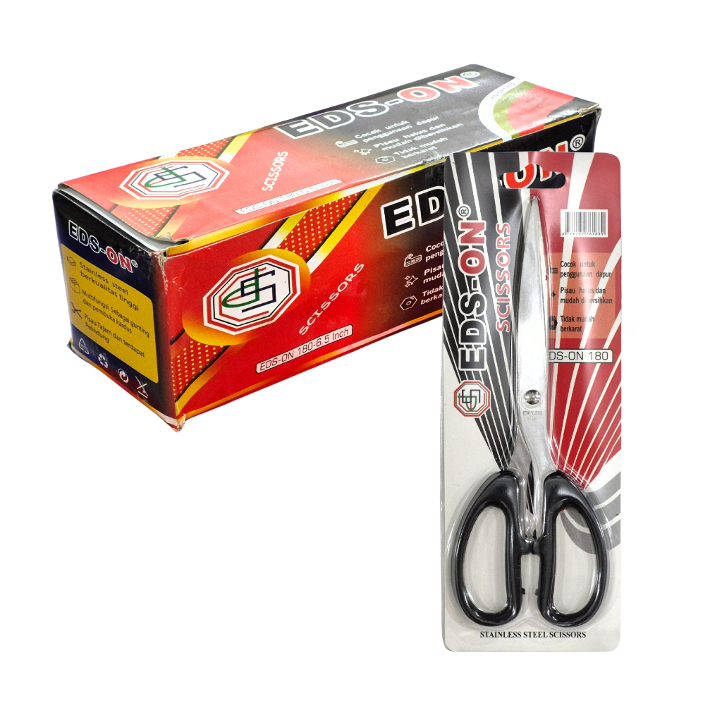 

1 LSN / 12 Pcs Gunting EDS-ON 180 20.5cm