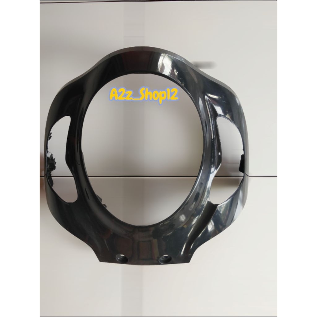 Cover front panel tameng Body depan Scoopy new Esp prestige sporty fashion black k2F 2021/2022/2023