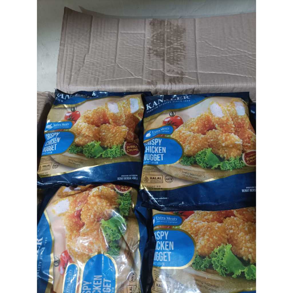

chicken nugget kanzler crispy 500gr I BOGOR FROZEN FOOD HALAL