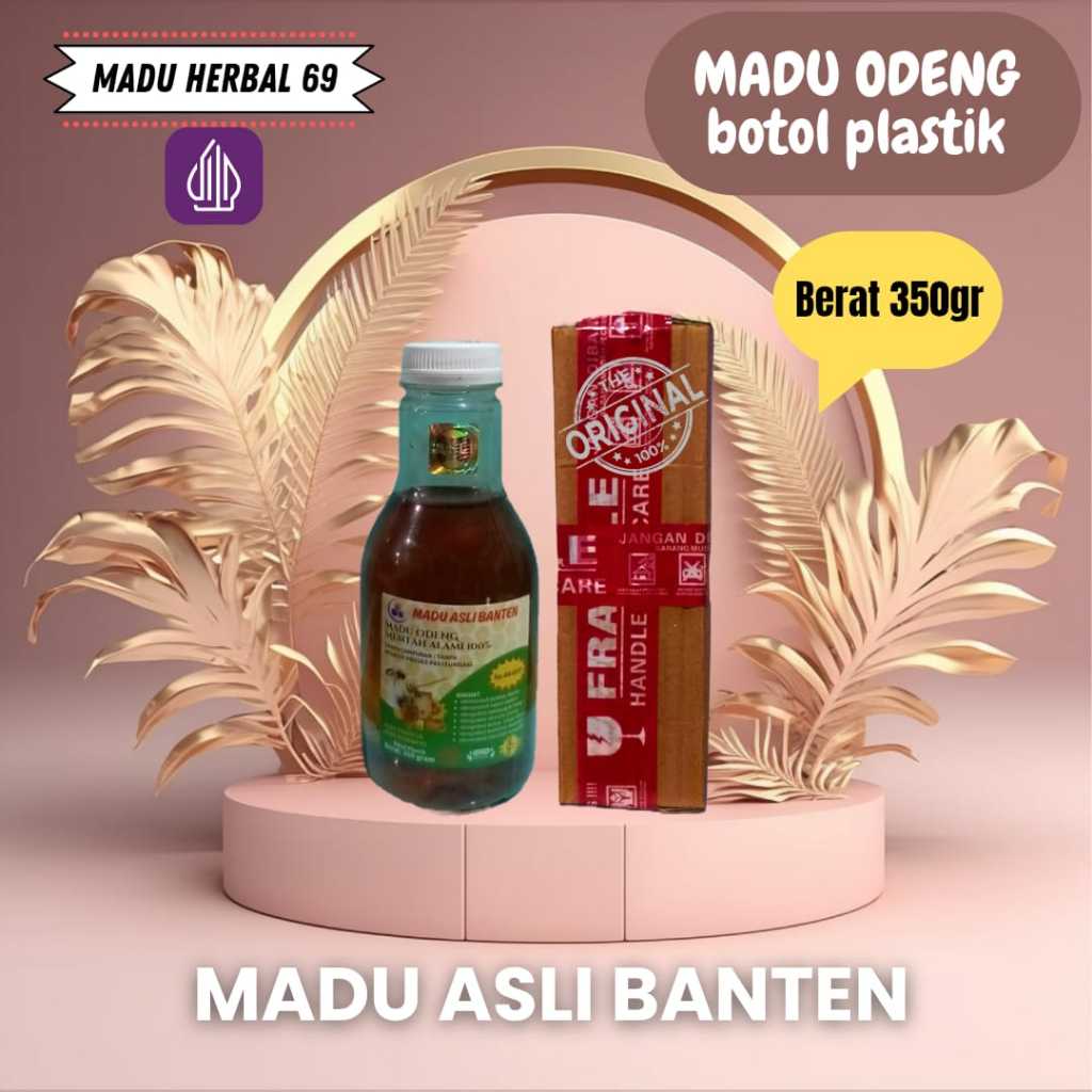 

TERBARU: Madu Asli Banten / Madu Odeng Original Tanpa campuran / botol plastik berat 350gram