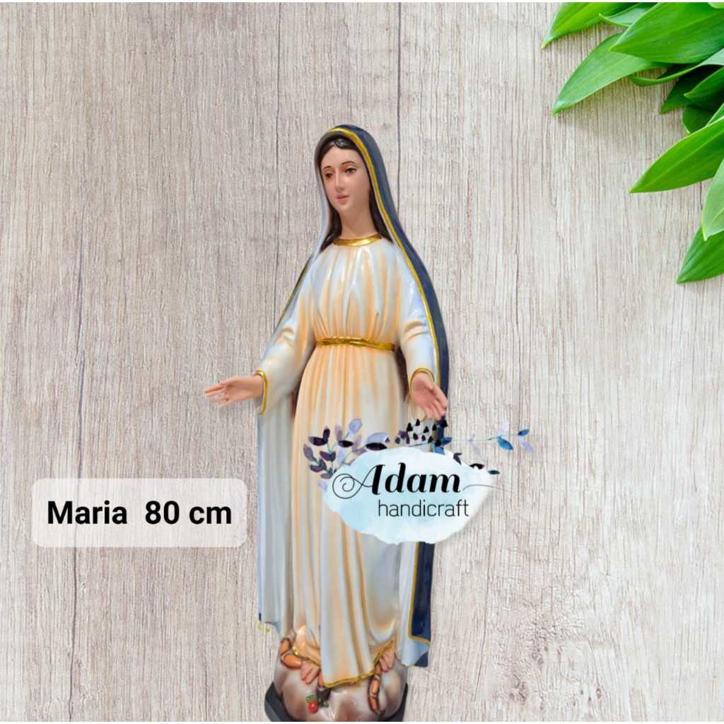 Patung Bunda Maria tangan terbuka legio 80 cm patung gua maria