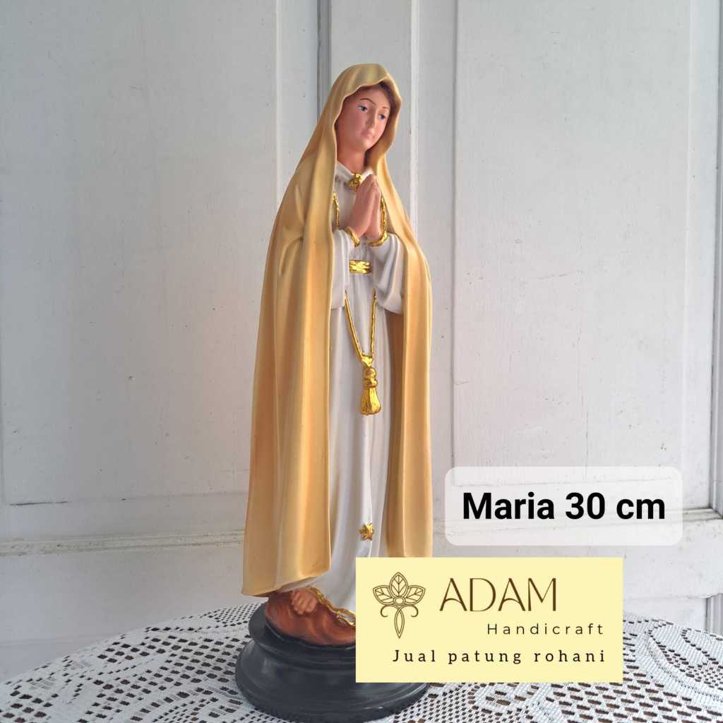 Patung Maria Fatima 30 cm - Patung Maria Fatima - Patung Maria 30 cm