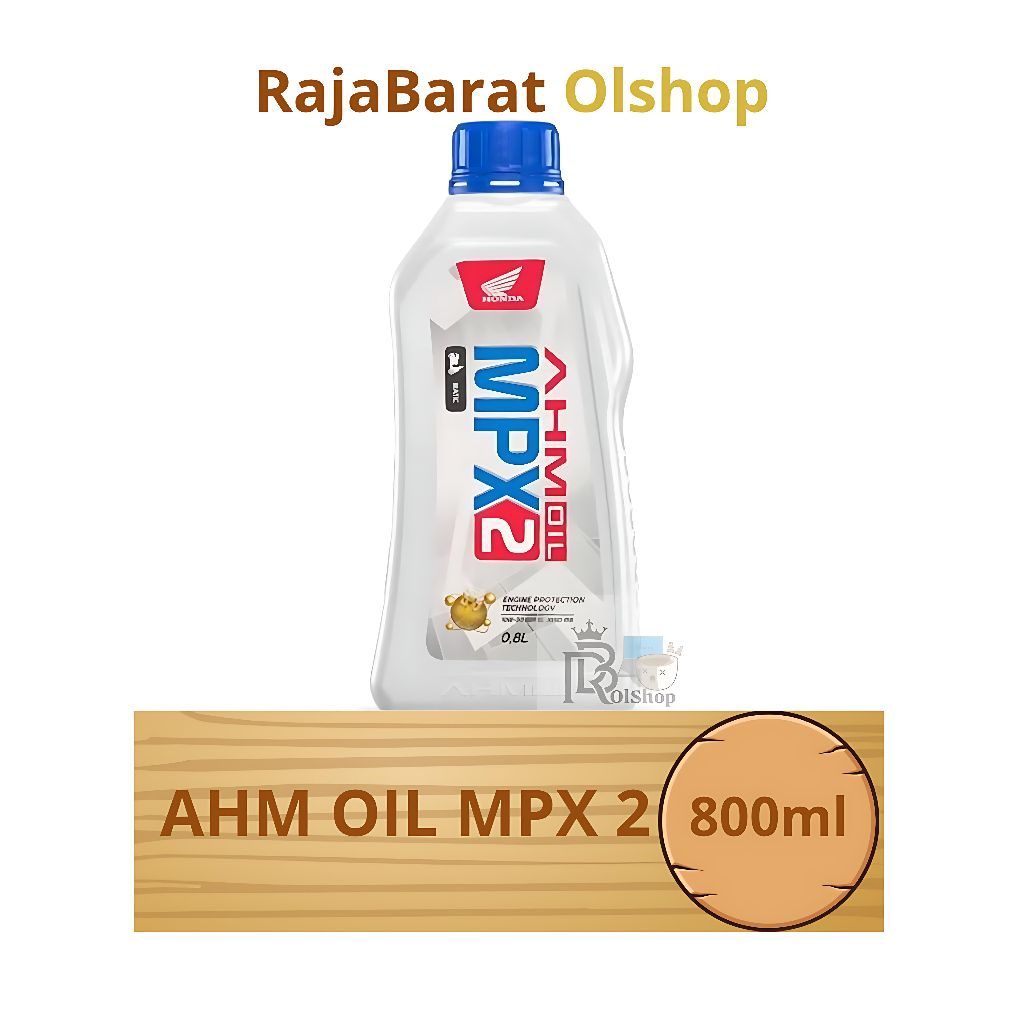 Oli Motor Mpx2 Matic Ahm Oil 800ml Kemasan Baru