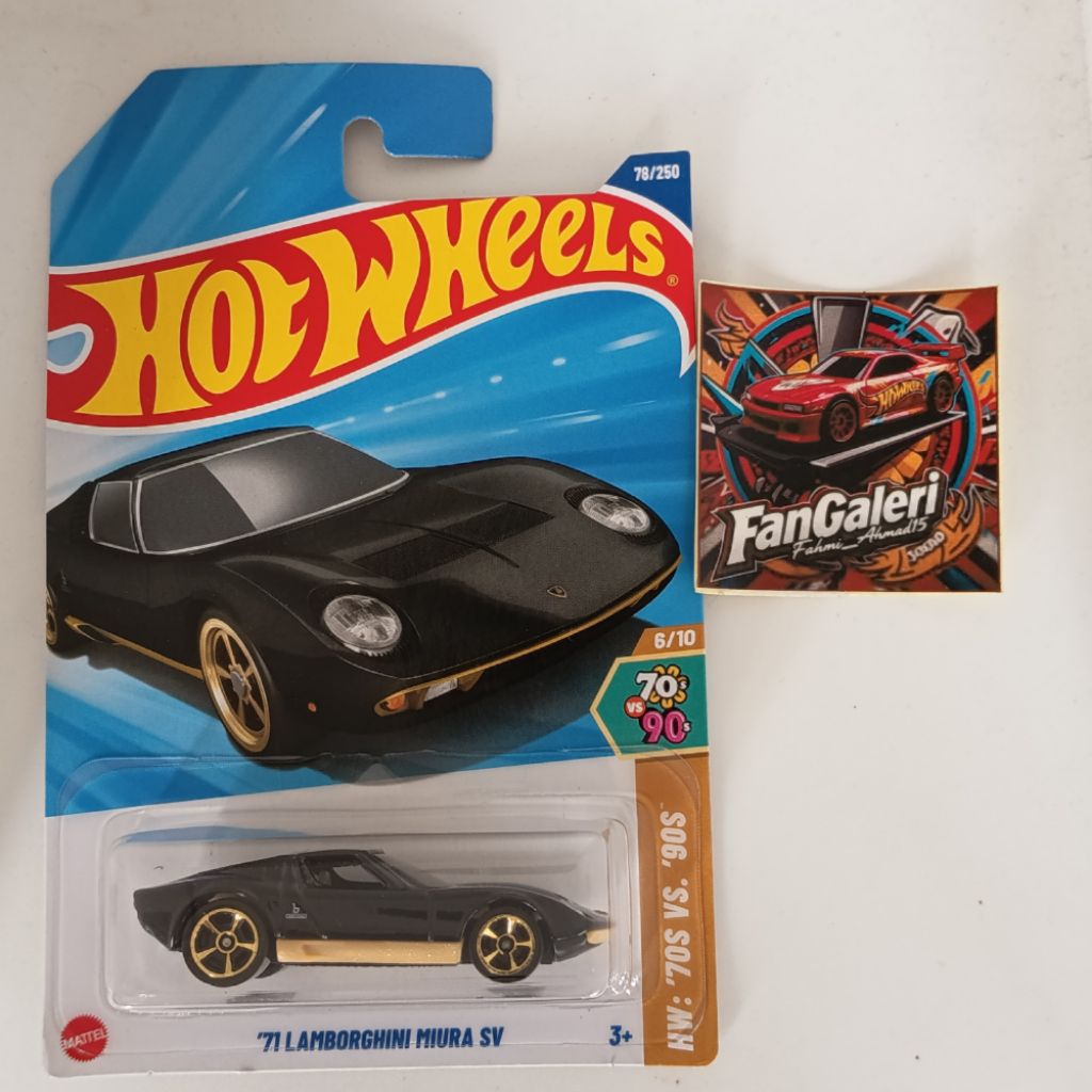 Hot Wheels 71 Lamborghini Miura SV