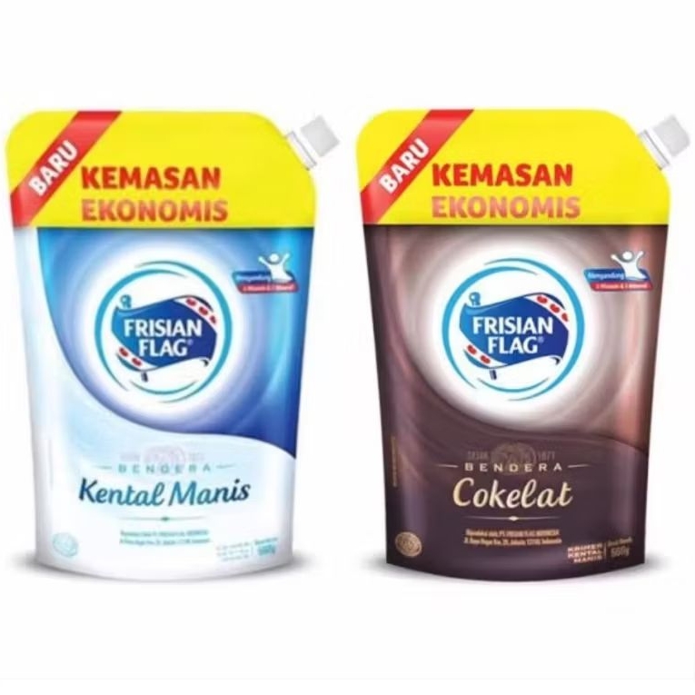 

Susu Kental Manis Frisian Flag Pouch 535 Gram - Susu Kental Manis kemasan Pouch Isi 535 Gr