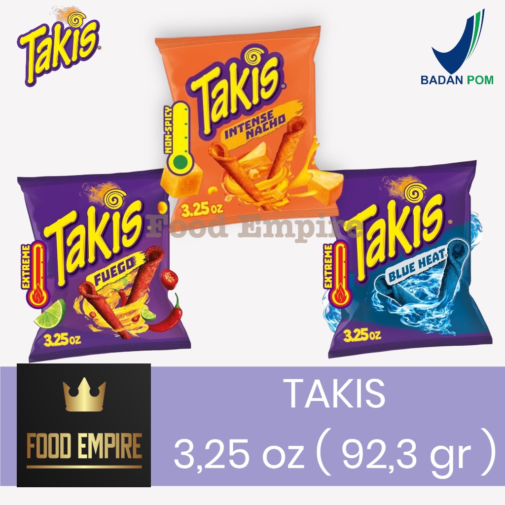 

TAKIS Blue Heat - Fuego - Intense Nacho Cheese 92,3 gr | Snack Tortilla Chips