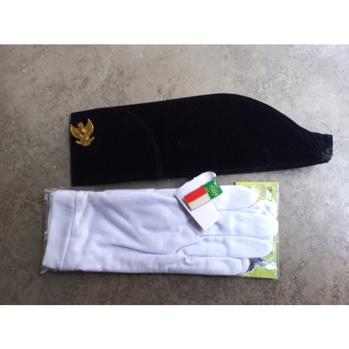 Set Paskibra Songkok Garuda Sarung tangan LK