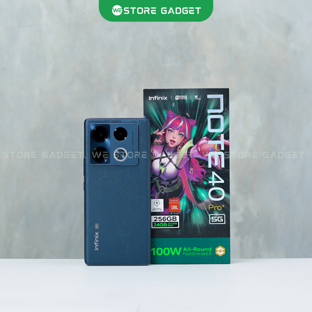 INFINIX NOTE 40 PRO PLUS 5G 12/256GB SECOND ORIGINAL FULLSET GARANSI RESMI