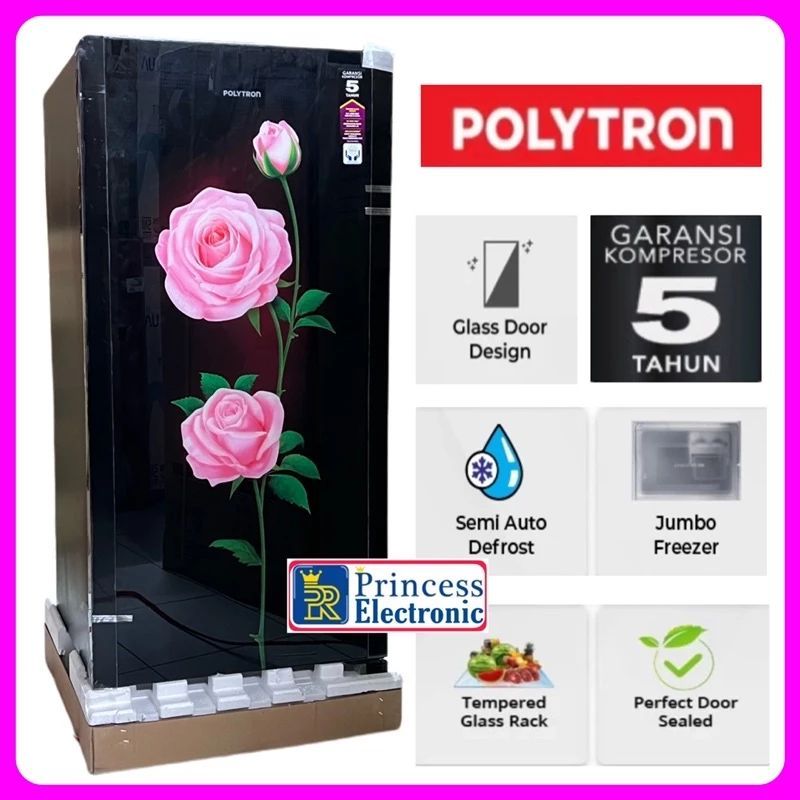 Kulkas Polytron 1 Pintu belleza PRA 17 ORX