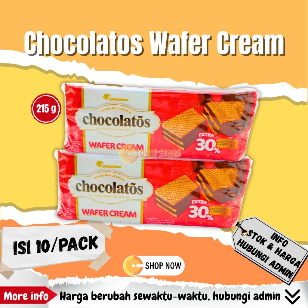 

Garudafood Chocolatos Wafer Cream
