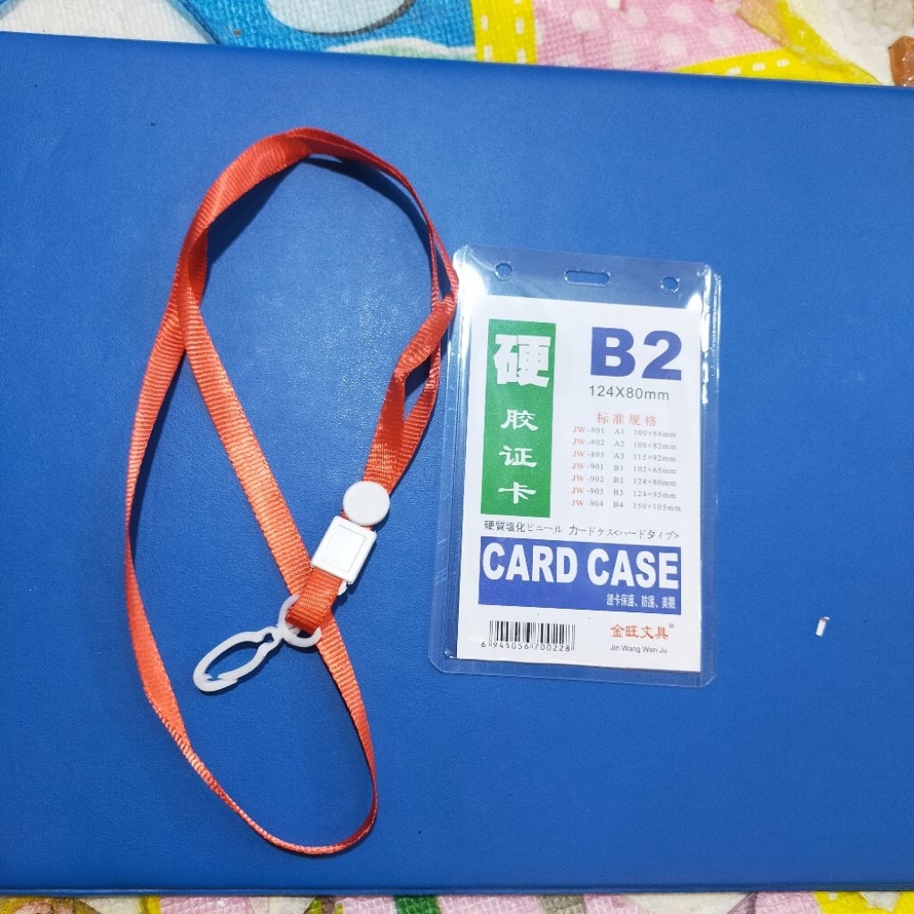 

Lanyard tali id card plus plastik buat kartu anggota