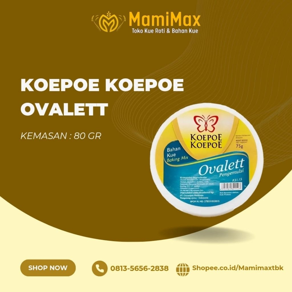 

KOEPOE KOEPOE OVALETT 75 GRAM