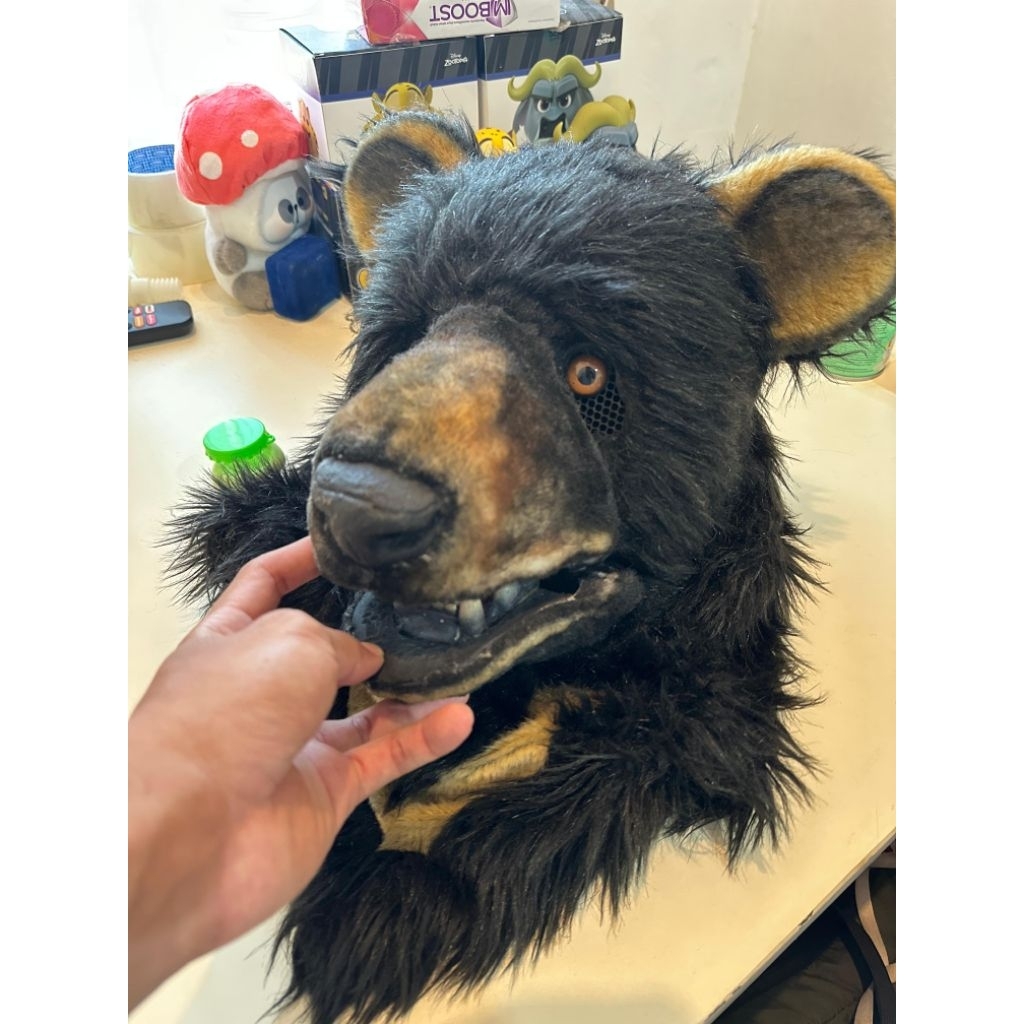 Topeng Beruang Madu Realistis ( Bear Mask Fursuit )