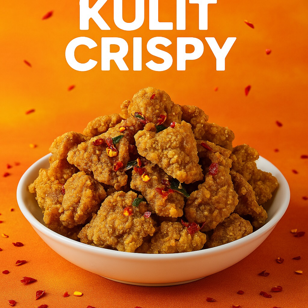 

Cita Rasa Khas ibu - KULIT AYAM CRISPY PEDES NAMPOL ( renyah,pedas,gurih )