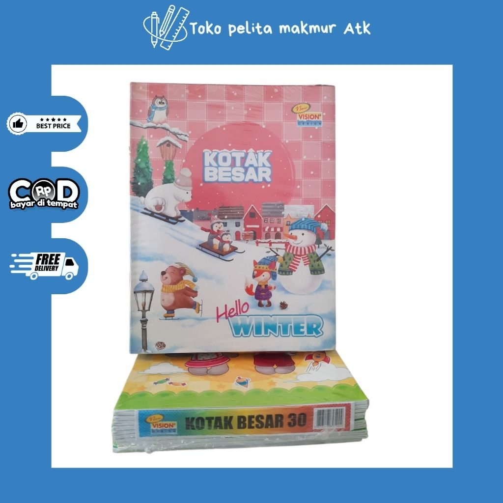 

BUKU TULIS VISION KOTAK BESAR 30 LEMBAR
