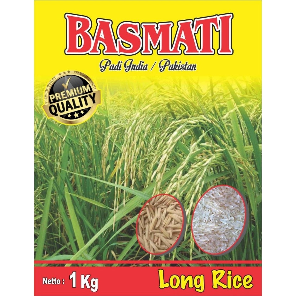BENIH PADI BASMAT ( basmati baroma 1211) 1KG