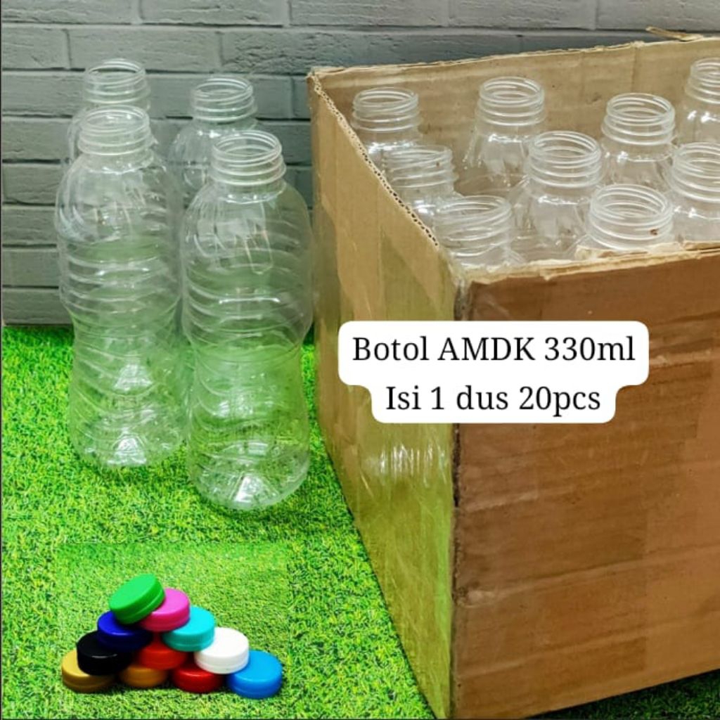 Botol 330 ml AMDK Kemasan Kardus isi 20 pcs