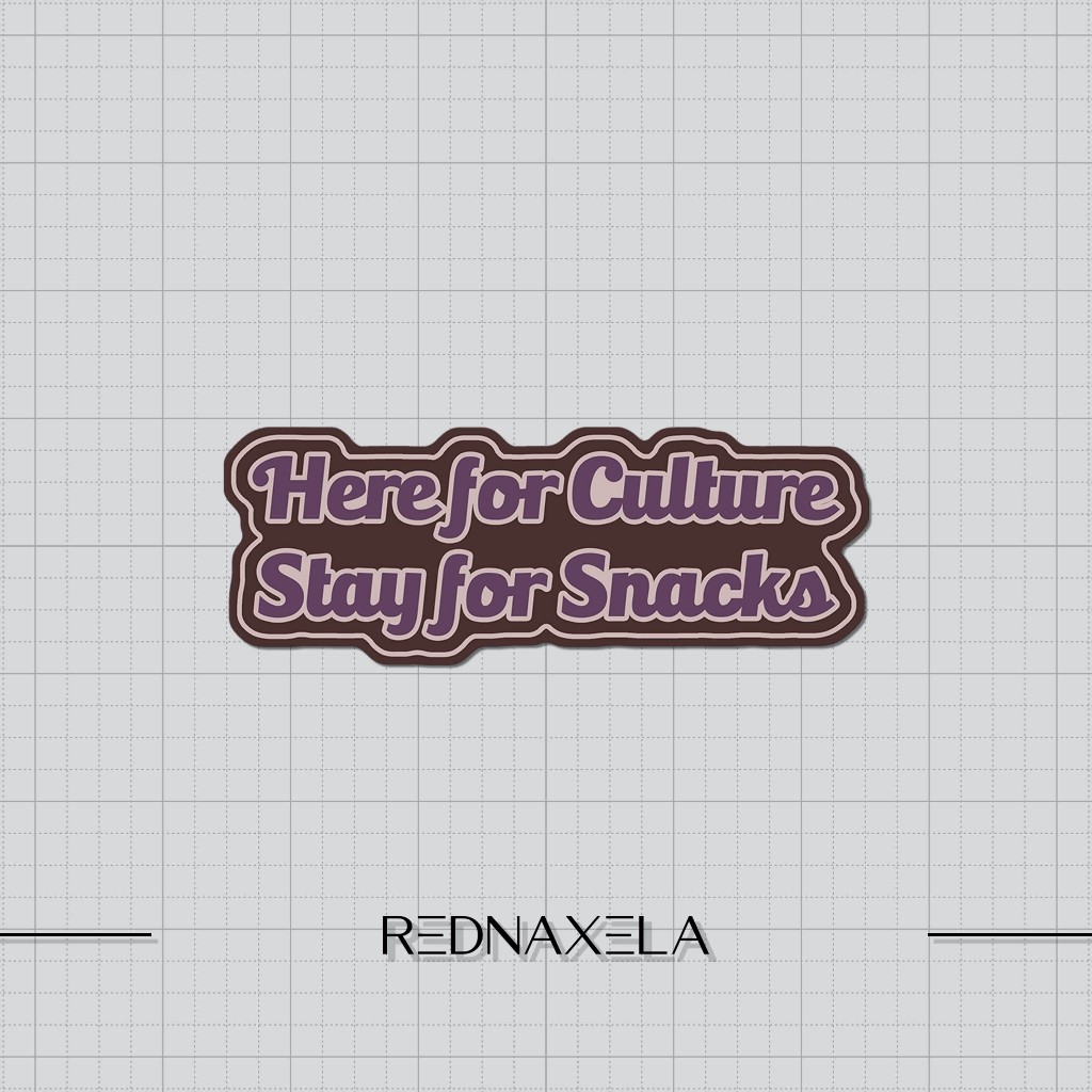

Stiker Vinyl Here For Culture Stiker Koper Outdoor Waterproof Sticker