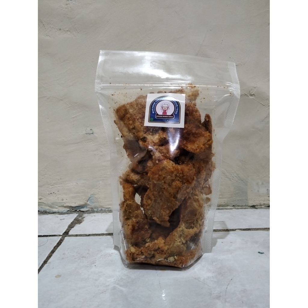 

keripik kulit pedas