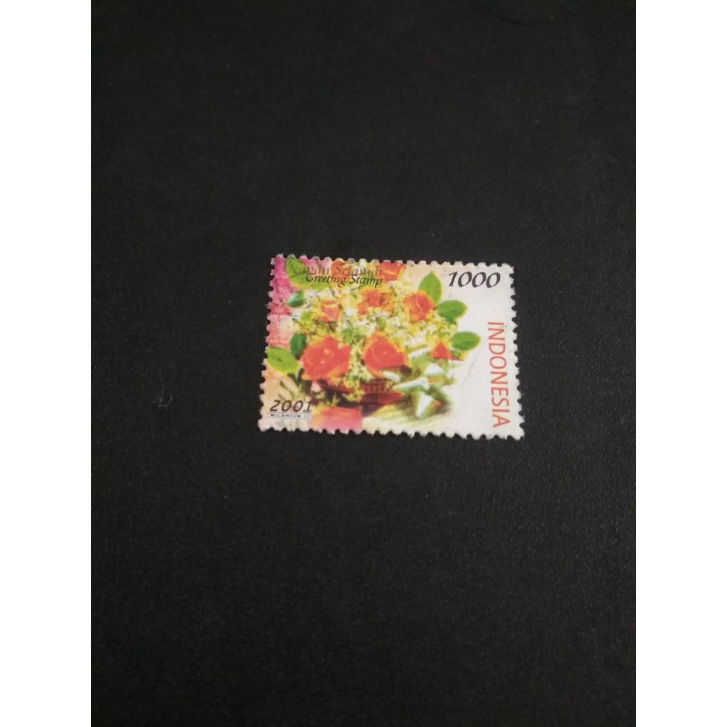 

perangko Indonesia greetings stamps tahun 2001
